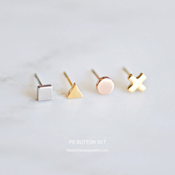 Geometric Mix and Match Earring Set 