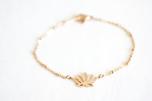 Lotus Flower Bracelet / Anklet - 2 colours